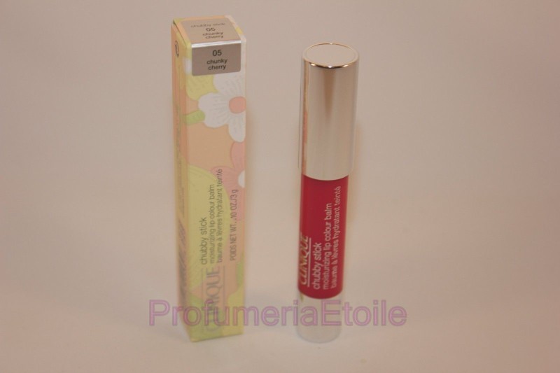 CLINIQUE CHUBBY STICK N.5 CHUNKY CHERRY Rossetto Balsamo Colorato in Stick