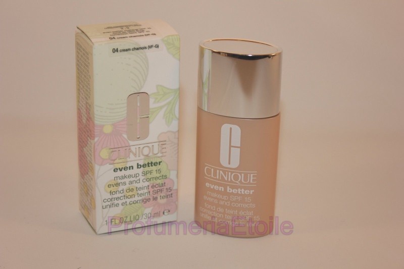 CLINIQUE EVEN BETTER MAKEUP SPF15 30ML N.4 CREAM CHAMOIS Fondotinta Antimacchie