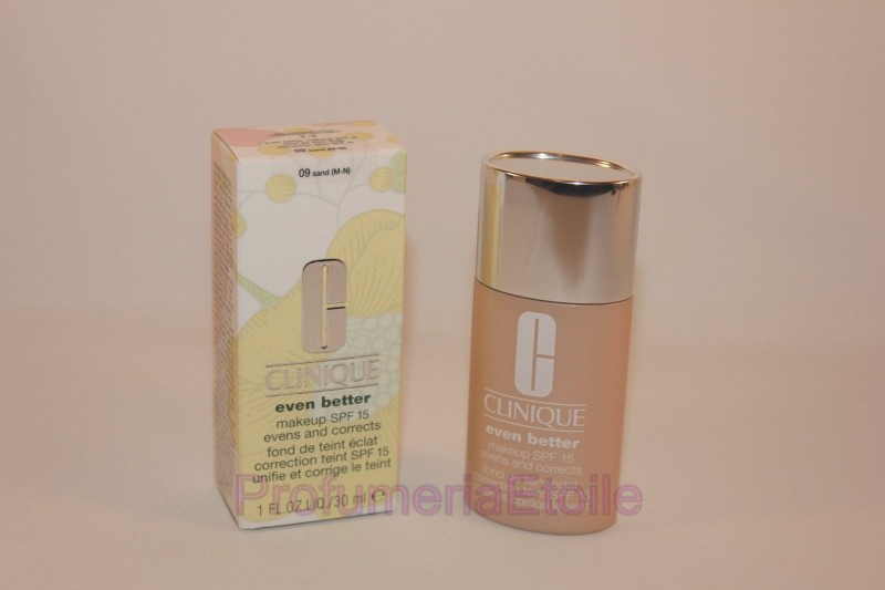 CLINIQUE EVEN BETTER MAKEUP SPF15 30ML N.9 SAND  Fondotinta Antimacchie