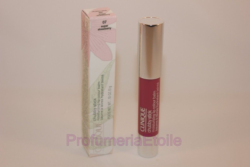 CLINIQUE CHUBBY STICK N.7 SUPER STRAWBERRY   Rossetto Balsamo Colorato in Stick