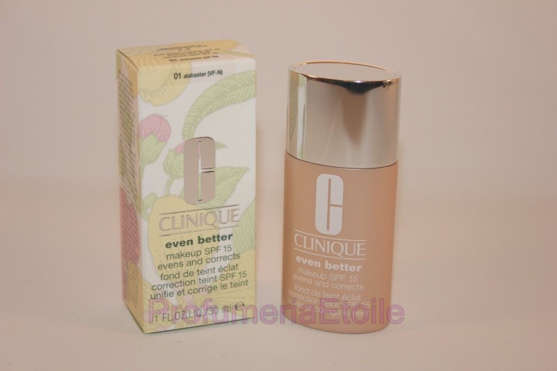 CLINIQUE EVEN BETTER MAKEUP SPF15 30ML N.1 ALABASTER  Fondotinta Antimacchie