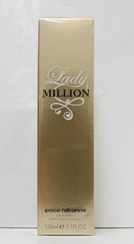 PACO RABANNE LADY MILLION DEODORANTE DEO DONNA VAPO 150 ML Paco Rabanne 520725 Deodoranti