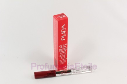 PUPA MADE TO LAST LIP DUO N.005 DEEP RUBY Rossetto liquido + gloss-topcoat Pupa 568547/005 Make up