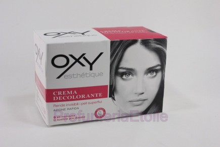 OXY CREMA DECOLORANTE BUSTINE MONODOSE RENDE INVISIBILI I PELI SUPERFLUI 8 BUSTE Oxy 705015 Creme e spray depilatori
