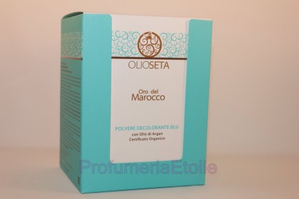 OLIOSETA ORO DEL MAROCCO POLVERE DECOLORANTE BLU OLIO ARGAN CONFEZIONE 1 PZ OlioSeta 815 Cura dei capelli