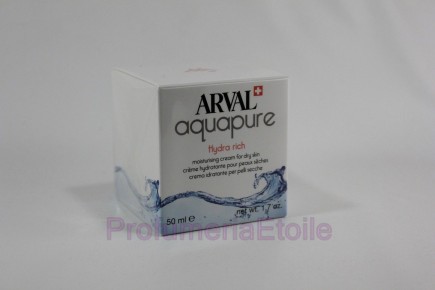 ARVAL AQUAPURE HYDRA RICH CREMA RICCA ED AVVOLGENTE 24H PER LE PELLI SECCHE 50ML Arval 20544 Cosmetici viso e corpo