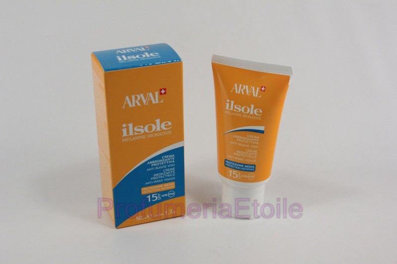 ARVAL ILSOLE CREMA SOLARE PROTETTIVA ANTIRUGHE VISO SPF15 50ML