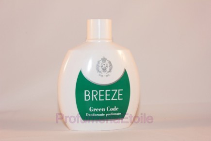 BREEZE DEODORANTE PROFUMATO SQUEEZE 100ML GREEN CODE deo Breeze 350005/013 Deodoranti