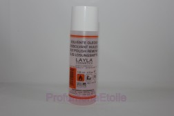 LAYLA SOLVENTE OLEOSO RIMUOVE SMALTO RISPETTO PER L'UNGHIA 125ML  Layla 840014 Solventi