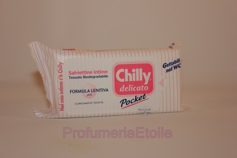 CHILLY POCKET DELICATO FORMULA LENITIVA salviette intime