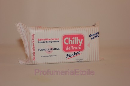 CHILLY POCKET DELICATO FORMULA LENITIVA salviette intime Chilly 641002 Detergenti corpo
