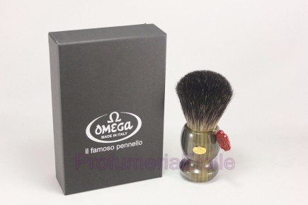 OMEGA PENNELLO DA BARBA IN TASSO NERO ART.6225 Omega 498020 Pennelli e ciotole rasatura