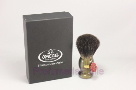 OMEGA PENNELLO DA BARBA IN TASSO NERO ART.6224 Omega 498015 Pennelli e ciotole rasatura