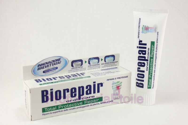 Dentifricio Biorepair Total Protective Repair Ripara Smalto Tartaro Carie 75Ml