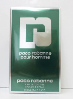 PACO RABANNE POUR HOMME EDT 200ML SPLASH e SPRAY PROFUMO UOMO Perfume For Men Paco Rabanne 520030 Profumi uomo