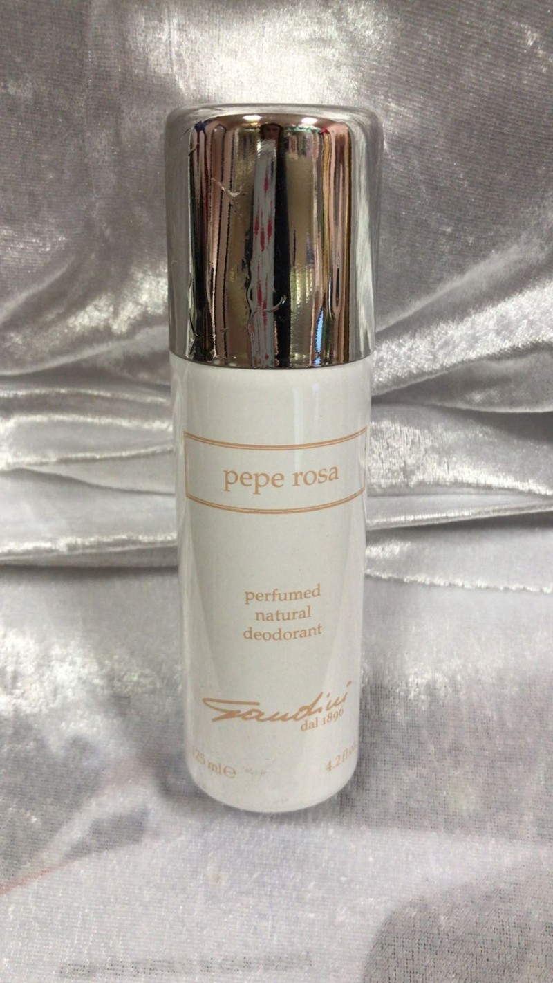 GANDINI PEPE ROSA DEODORANTE NATURALE DONNA SPRAY 125ML Perfumed Deo