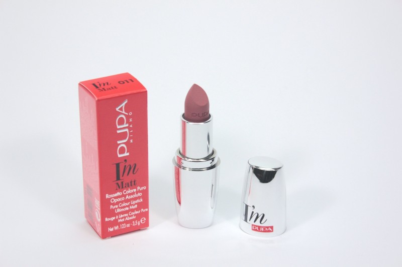 PUPA I'M MATT ROSSETTO LABBRA COLORE PURO OPACO ASSOLUTO N.011 INTENSE NUDE