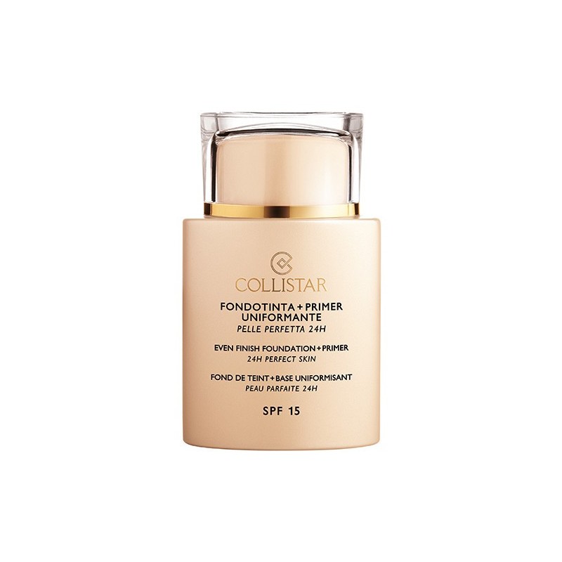COLLISTAR FONDOTINTA + PRIMER UNIFORMANTE N.1 AVORIO pelle perfetta 24H SPF15