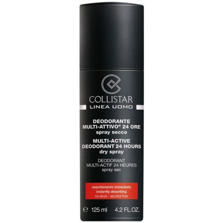 COLLISTAR LINEA UOMO DEODORANTE CORPO MULTI-ATTIVO 24 ORE 125 ML SPRAY SECCO Collistar 184300 Deodoranti