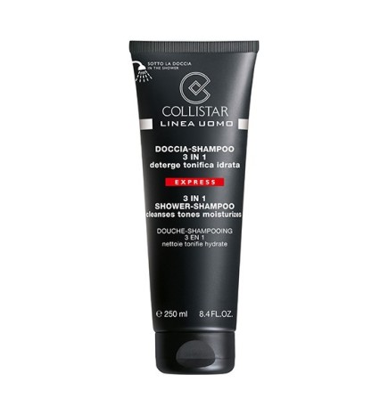 COLLISTAR LINEA UOMO DOCCIA SHAMPOO 250 ML 3 IN 1 DETERGE TONIFICA IDRATA 250ML Collistar 184282 Cura corpo