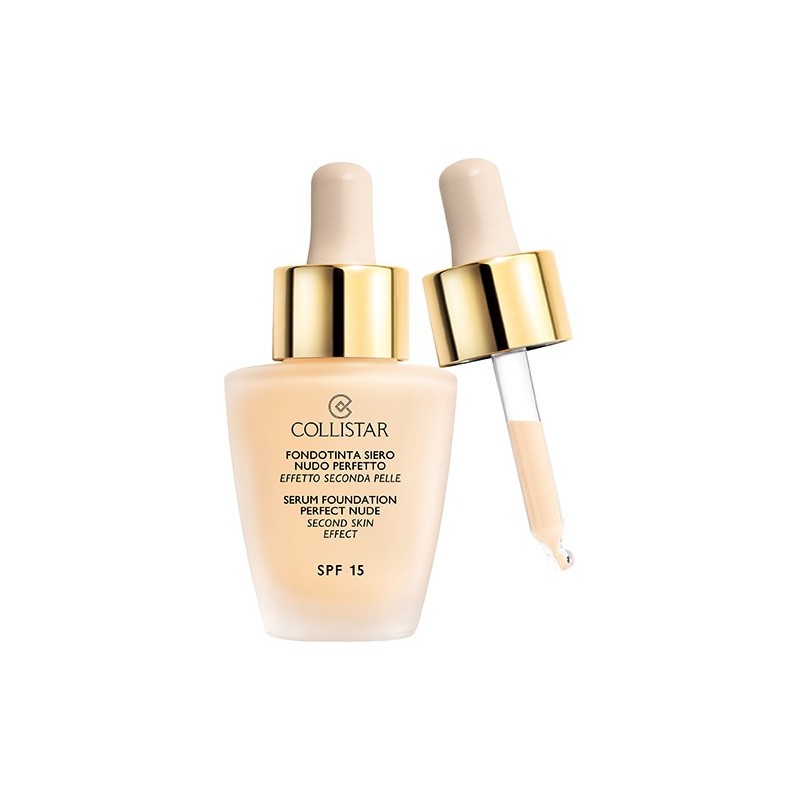 COLLISTAR FONDOTINTA SIERO NUDO PERFETTO EFFETTO SECONDA PELLE SPF15 N.1 AVORIO