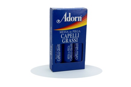 ADORN MESSA IN PIEGA CAPELLI GRASSI Pacco 3 fiale da 15ml cad. Adorn 300104/004 Cura dei capelli