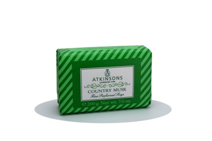 ATKINSONS FINE PERFUMED SOAP COUNTRY MUSK 200GR. Sapone profumato Atkinsons 60091/002 Sapone