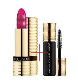 COLLISTAR ROSSETTO UNICO N.16 RUBINO METALLICO + MASCARA MINI VOLUME UNICO Collistar 185259/016 Make up