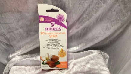 HIBROS STRISCE DEPILATORIE VISO OLIO DI MANDORLE E COCCO CON 20 STRISCE Hibros 370048/001 Creme e spray depilatori