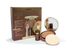 PUPA EXTREME BRONZE FONDOTINTA SOLARE COMPATTO SPF15+EXTREME BRONZE LIP BALM Pupa 568107/003 Make up