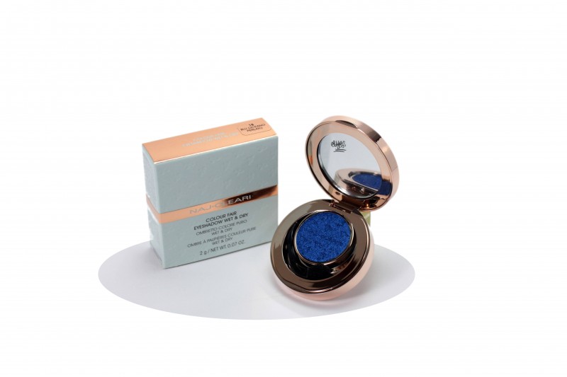NAJ OLEARI COLOUR FAIR EYESHADOW WET & DRY N.18 BLU OCEANO PERLATO Ombretto
