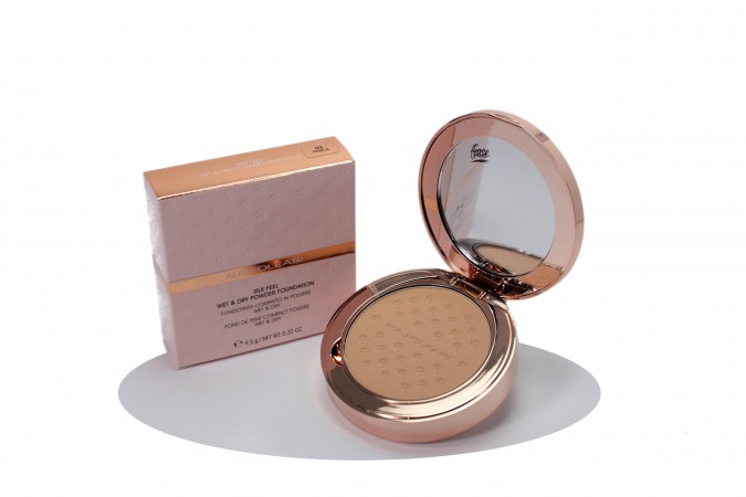 Naj Oleari Silk Feel W&D Powder Foundation N.02 Pesca Fondotinta Compatto Naj Oleari 491303/002 Make up