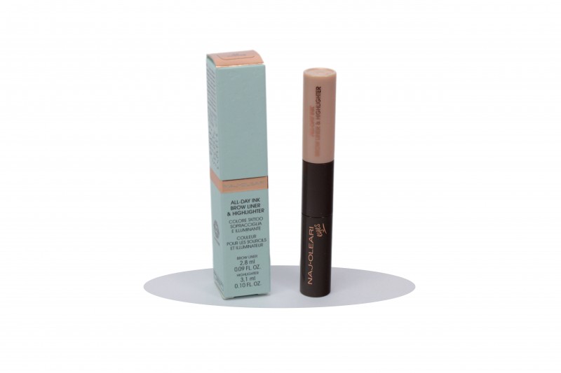 NAJ OLEARI ALL-DAY INK BROW LINER & HIGHLIGHTER N.02 CASTANE Colore Tattoo