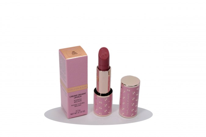 NAJ OLEARI CREAMY DELIGHT LIPSTICK N.05 ROSA CIPRIA Rossetto brillante Naj Oleari 491421/005 Rossetti