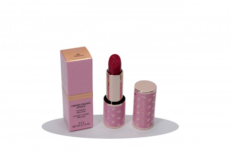 NAJ OLEARI CREAMY DELIGHT LIPSTICK  N.09 FRAGOLA Rossetto brillante
