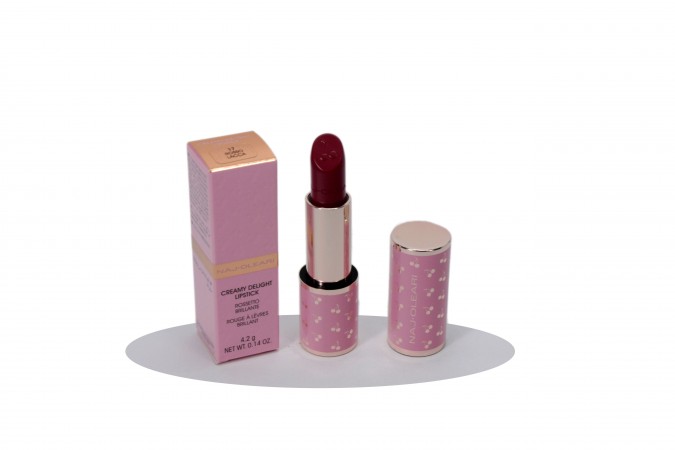 NAJ OLEARI CREAMY DELIGHT LIPSTICK N.17 ROSSO LACCA Rossetto brillante Naj Oleari 491421/017 Rossetti
