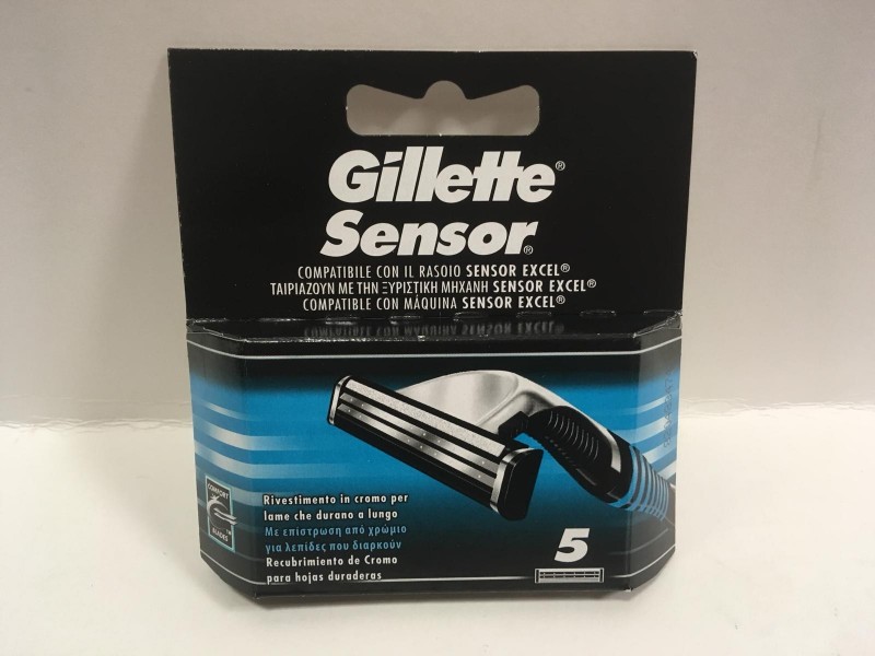 GILLETTE SENSOR PER RASOIO LAMETTE RASATURA RICAMBIO 5 PZ GILLETTE SENSOR PER RASOIO LAMETTE RASATURA RICAMBIO 5 PZ