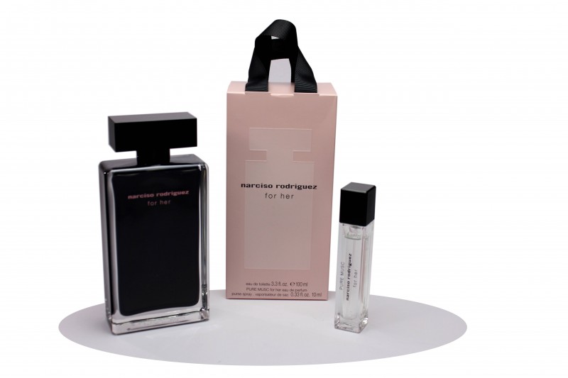 CONFEZIONE NARCISO RODRIGUEZ FOR HER PROFUMO DONNA EDT 100ML+EDP PURE MUSC 10ML