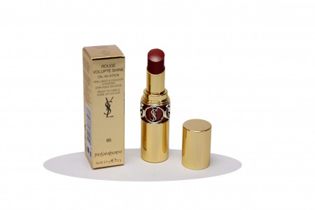 Ysl Rouge Volupte Shine Oil In Stick N.86 Mauve Cuir Rossetto Labbra YSL, Yves Saint Laurent 740958/086 Make up