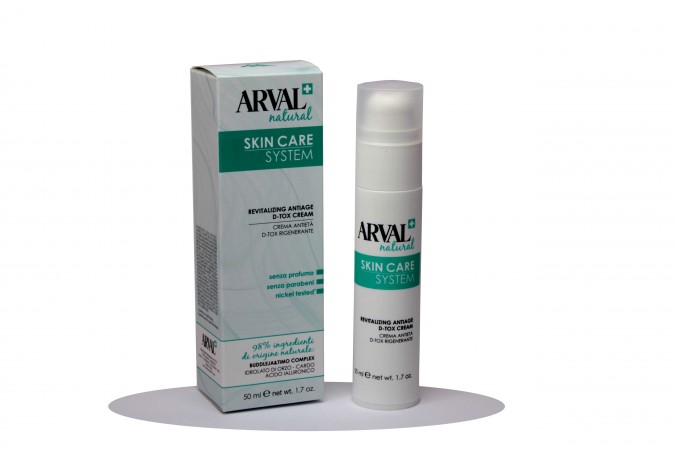 ARVAL SKIN CARE SYSTEM CREMA ANTIETÀ D-TOX RIGENERANTE FLACONE 50ML Arval 20046 Antirughe