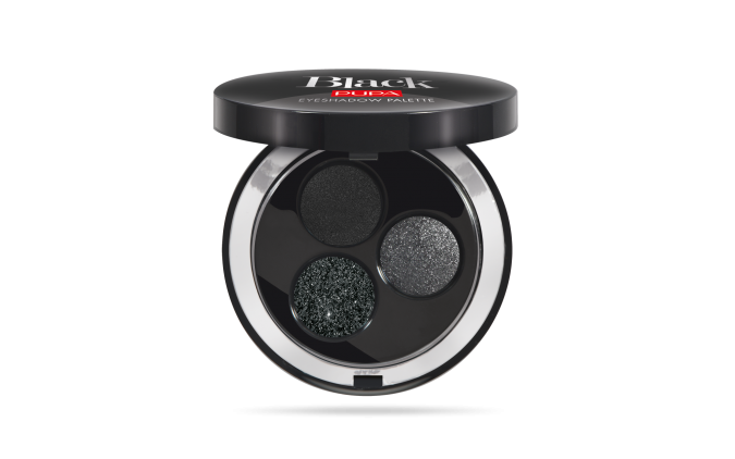 Pupa Black Eyeshadow Palette N.001 Shades Of Black Palette 3 Ombretti Multifinish