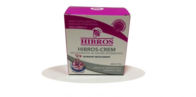 HIBROS-CREM DECOLORANTE AZIONE EXTRA RAPIDA PRIVO DI AMMONIACA IN TUBETTI 30mlx2 Hibros 370015 Creme e spray depilatori