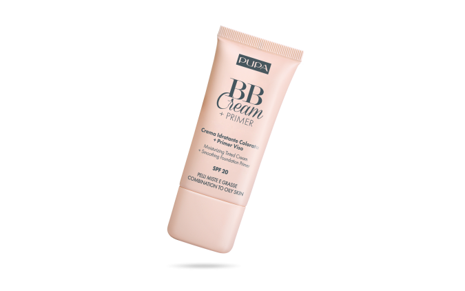PUPA BB CREAM + PRIMER PELLI MISTE E GRASSE N.002 NATURAL Crema Idratante Colorata