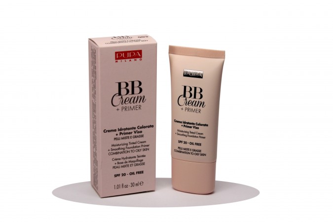 PUPA BB CREAM + PRIMER PELLI MISTE E GRASSE N.003 SAND Crema Idratante Colorata Pupa 568703/003 BB Cream
