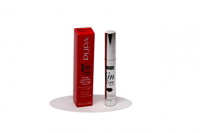 PUPA I'M LOVEPROOF N.011 KISS ME RED Rossetto Liquido Matt Tenuta Al Bacio