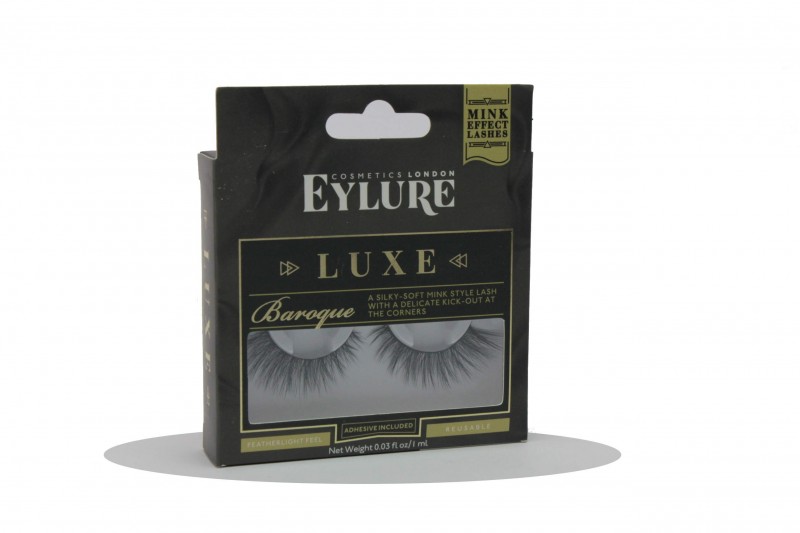 Eylure Ciglia Finte Luxe Baroque Adesivo Incluso Riutilizzabili