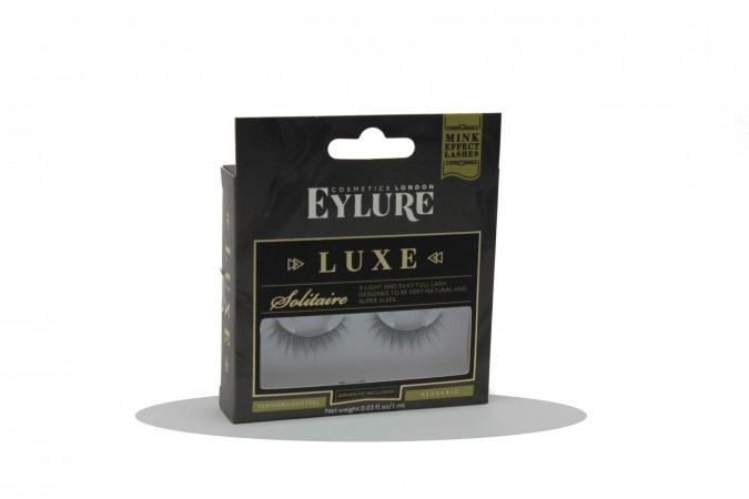 Eylure Ciglia Finte Luxe Solitaire Adesivo Incluso Riutilizzabili Eylure Cosmetics London 356454 Ciglia finte