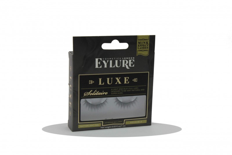 Eylure Ciglia Finte Luxe Solitaire Adesivo Incluso Riutilizzabili