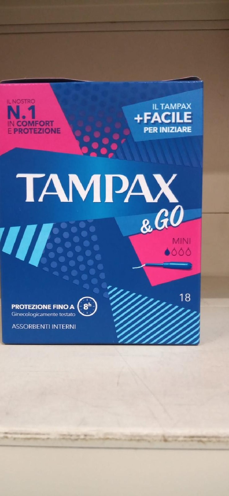 TAMPAX ASSORBENTI INTERNI LITES LEGER MINI SCATOLA 18PEZZI FLUSSO LEGGERO 8 ORE