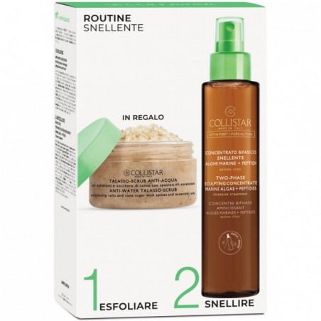 COLLISTAR KIT CONCENTRATO BIFASICO SNELLENTE ALGHE MARINE+TALASSO SCRUB OMAGGIO Collistar 186100/01 Inestetismi e cellulite